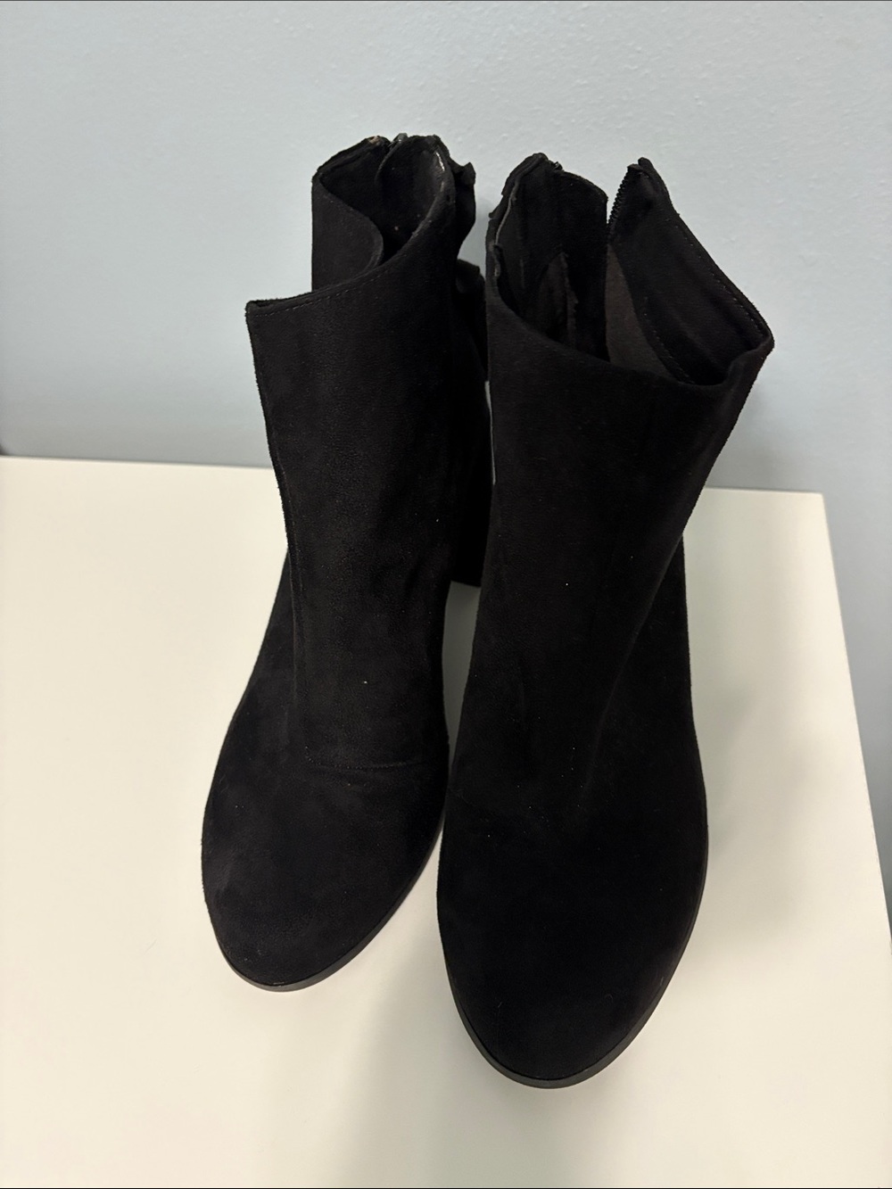 torrid Black Suede-Look Ankle Booties